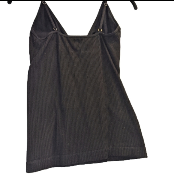 Last chance! INTIMATELY FREE PEOPLE Womens Black Spaghetti Strap Tank - Picture 3 of 5